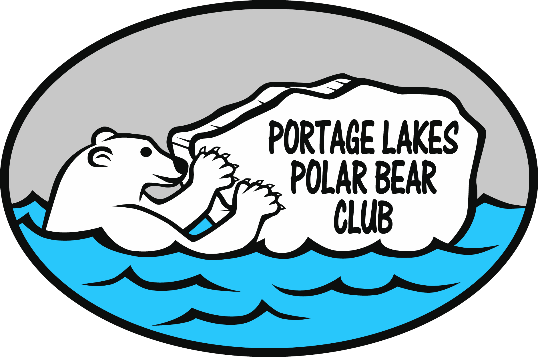 Clipart swimming polar bear, Clipart swimming polar bear Transparent