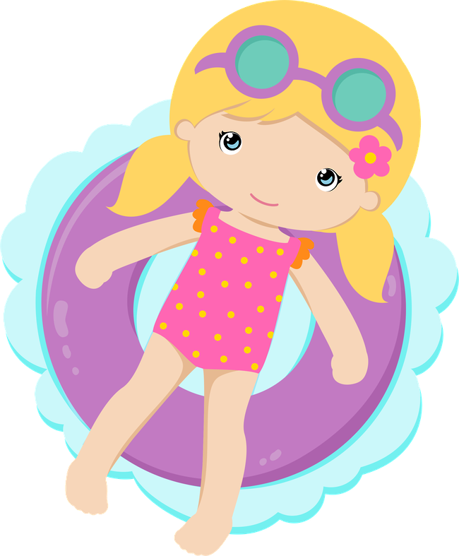 clipart swimming pool party