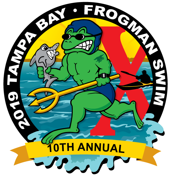 Tampa bay frogman swim. Swimmer clipart swimming tog