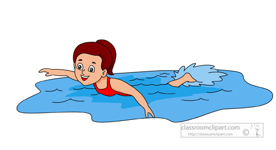 swimmer clipart woman