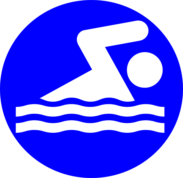 logo clipart swimming