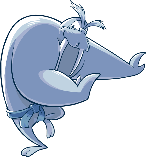 Walrus clipart swimming. Club penguin wiki fandom