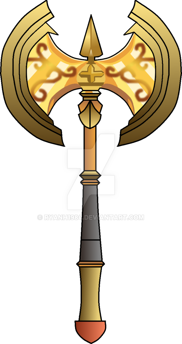 clipart sword axe