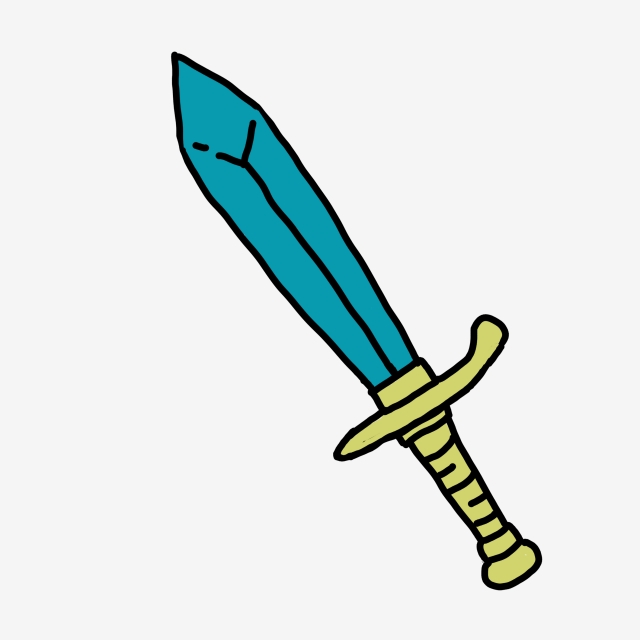 clipart sword cartoon