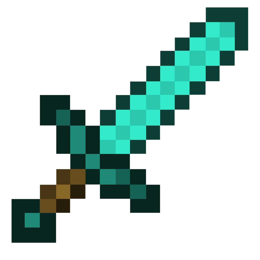 Diamond sword clipart . Minecraft png images