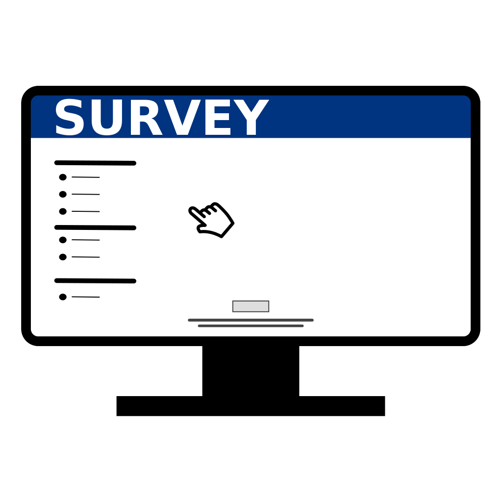 evaluation clipart survey result