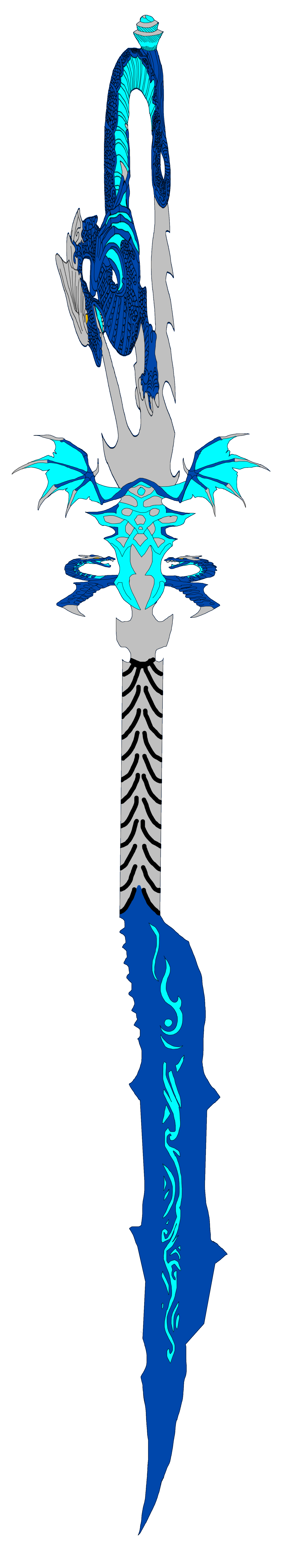 sword clipart dragon sword