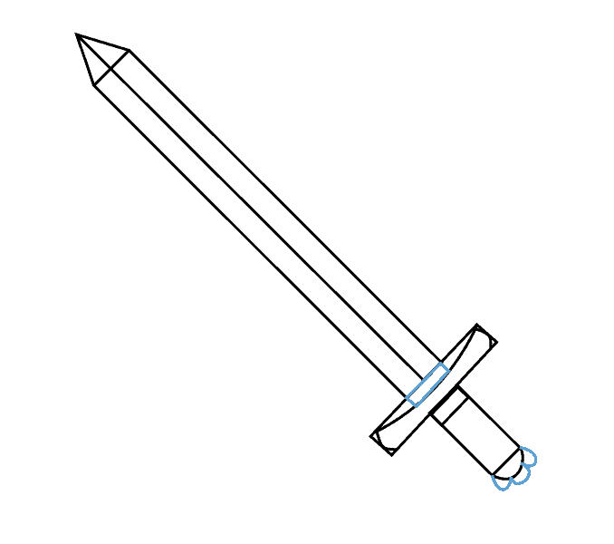 sword clipart easy