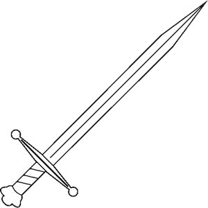 sword clipart medieval sword