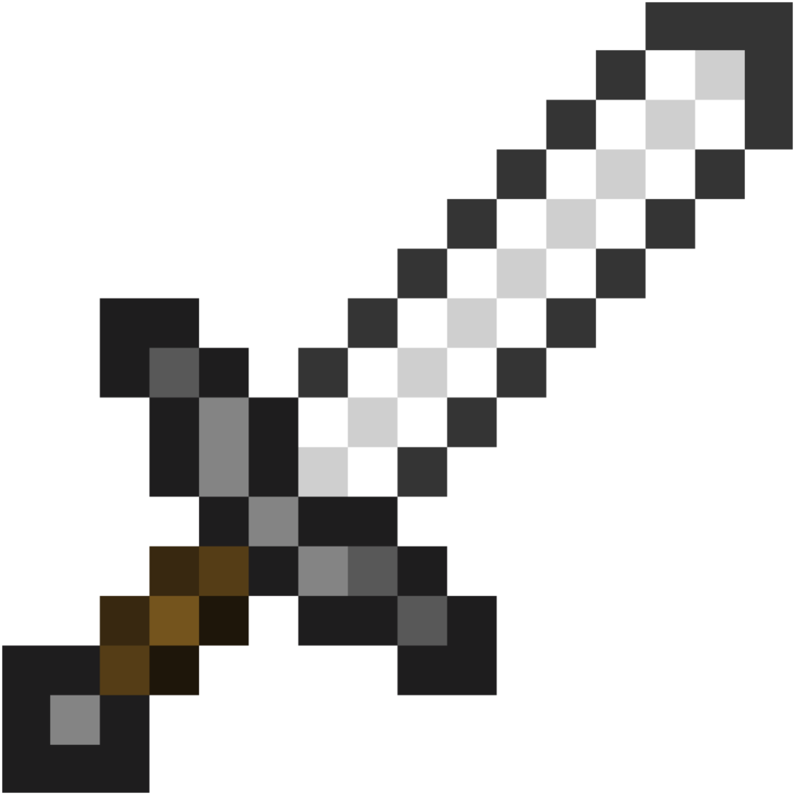 Minecraft papercraft life size. Clipart sword iron sword