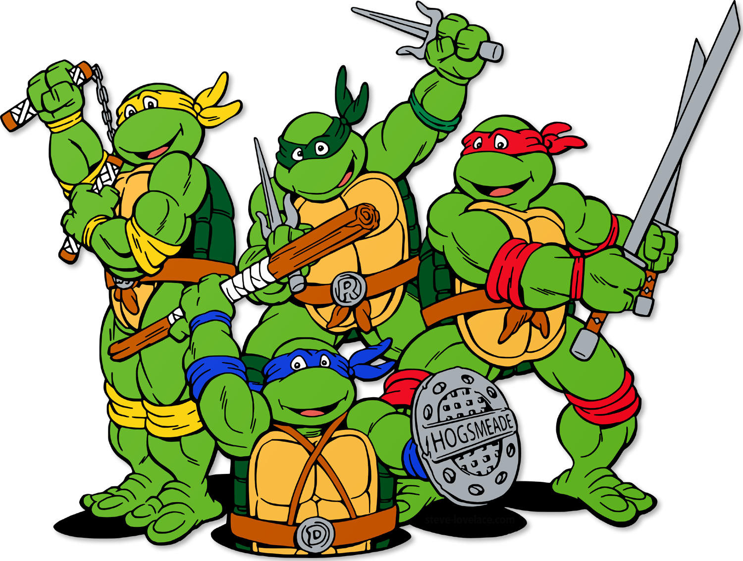 Teenage mutant turtles history. Clipart sword ninja turtle