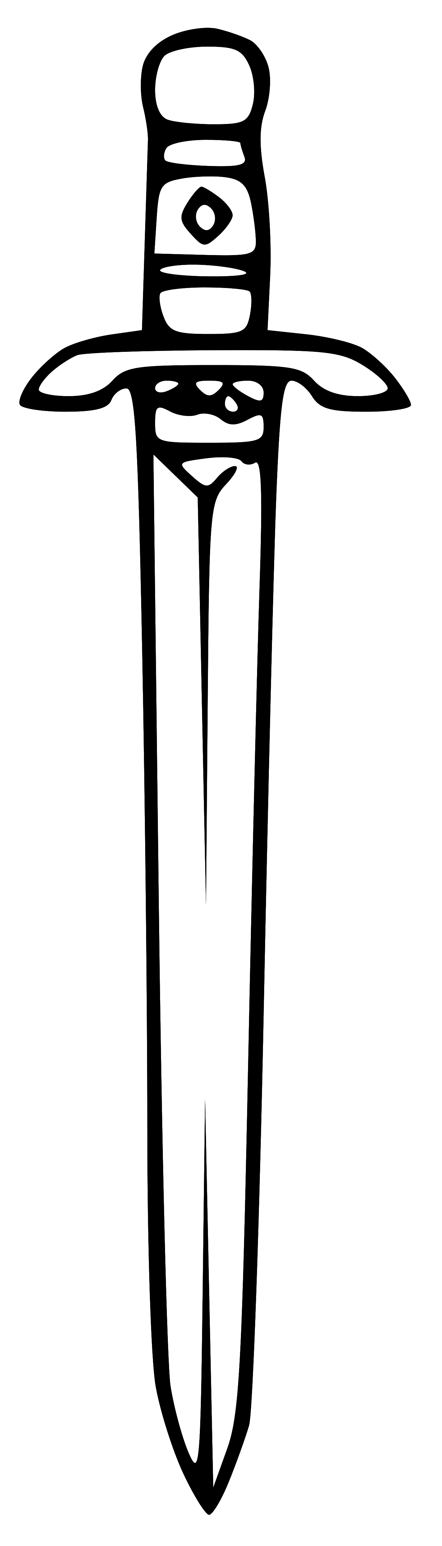 clipart sword outline