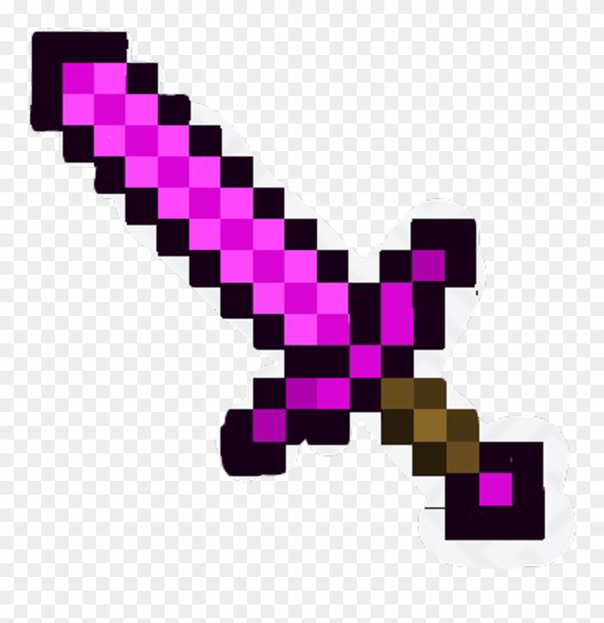 Minecraft pinkscheep pinksword freetoedit. Clipart sword pink