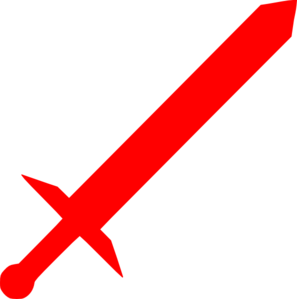 sword clipart red