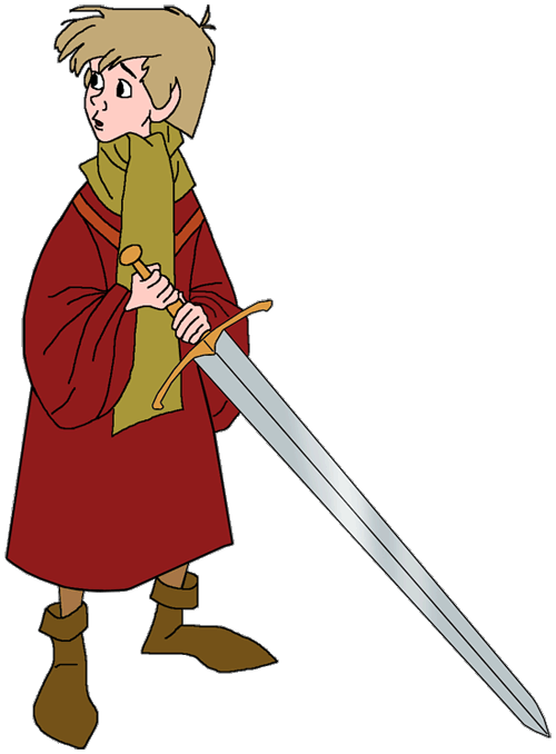 clipart sword red