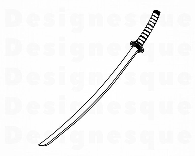 clipart sword samurai sword