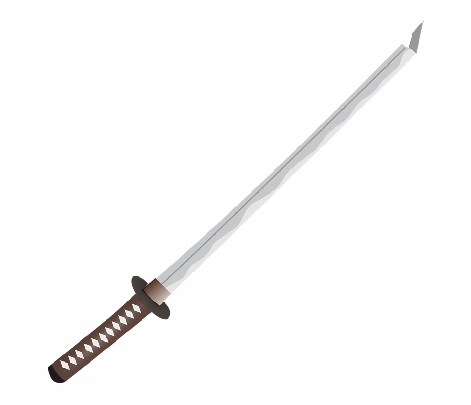 sword clipart samurai sword
