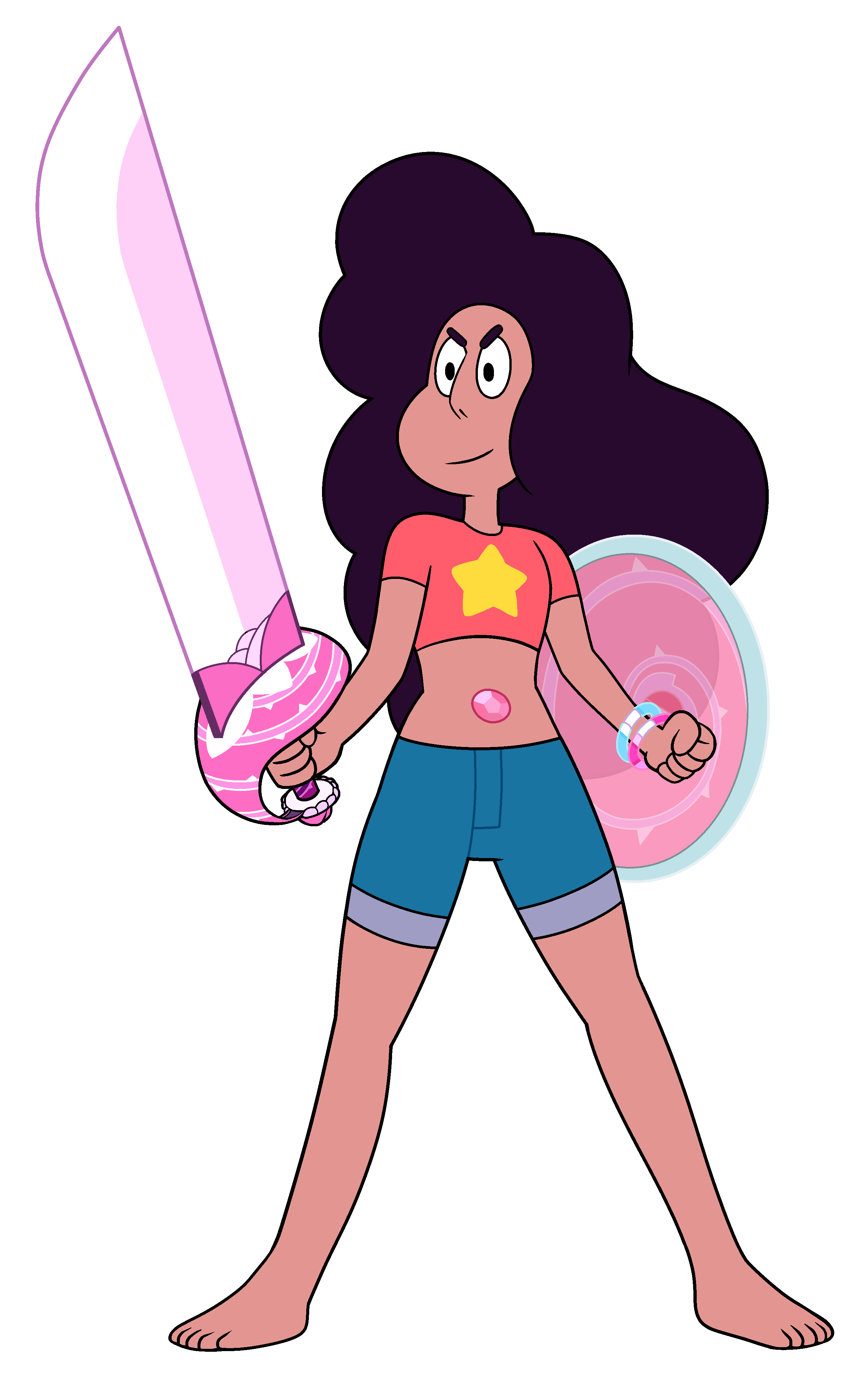 Image stevonnie sword shield. Whip clipart cracked