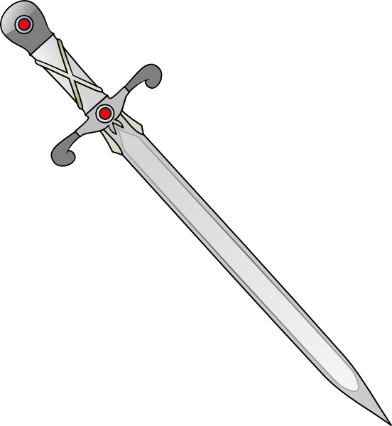 clipart sword soldier