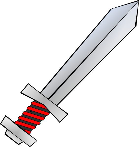 clipart sword soldier