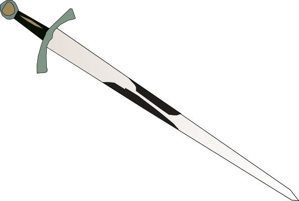 sword clipart vector