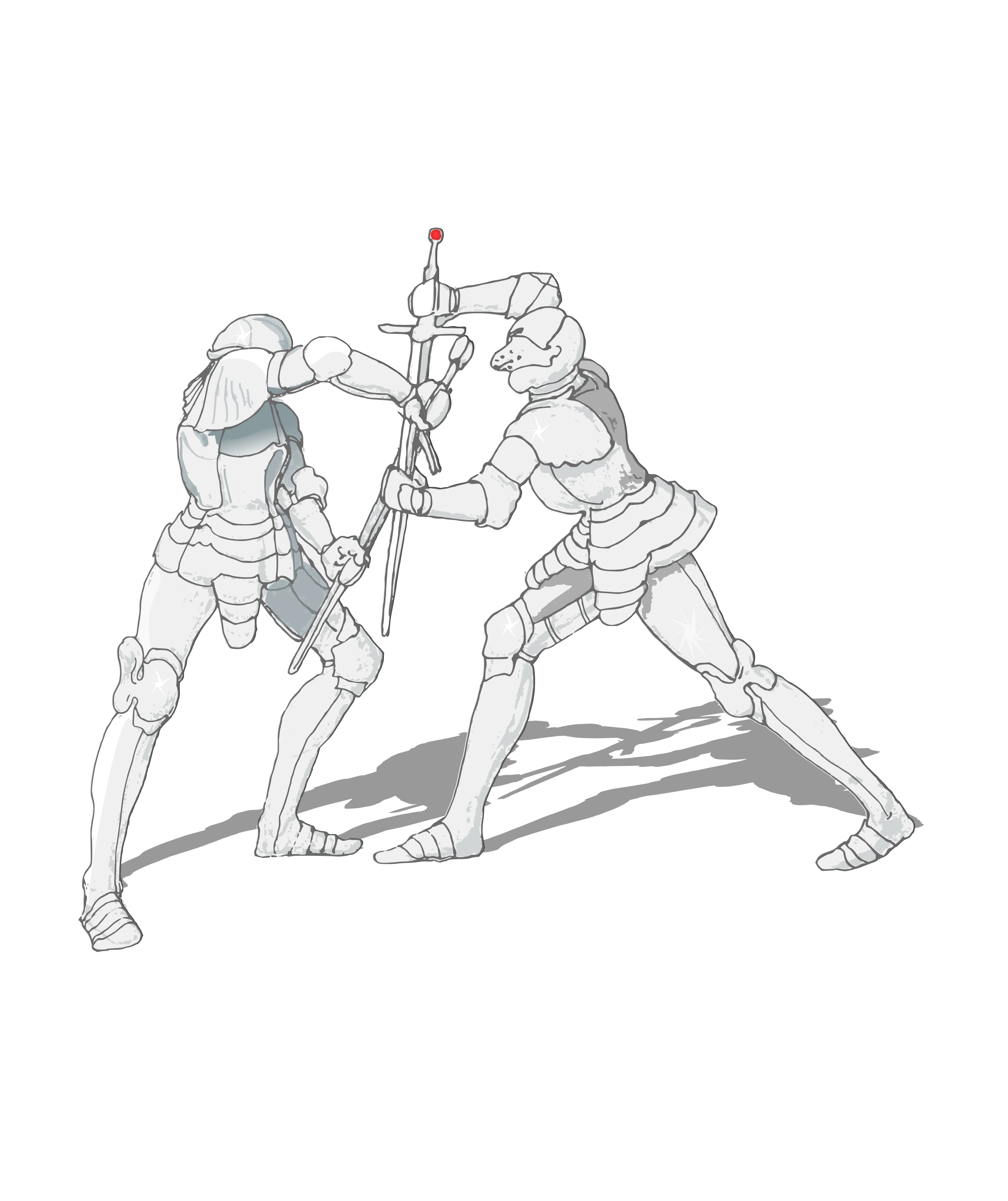 fight clipart sword duel