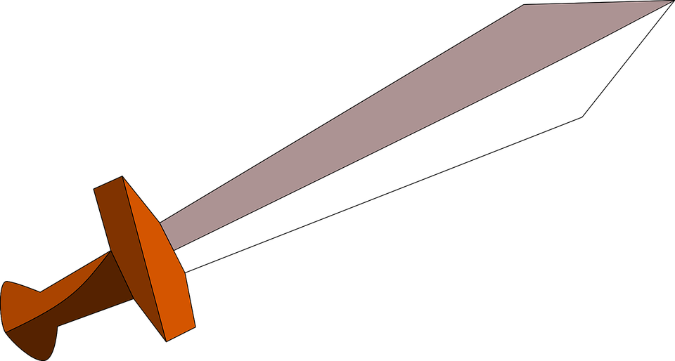 Weapon pencil and in. Clipart sword viking sword