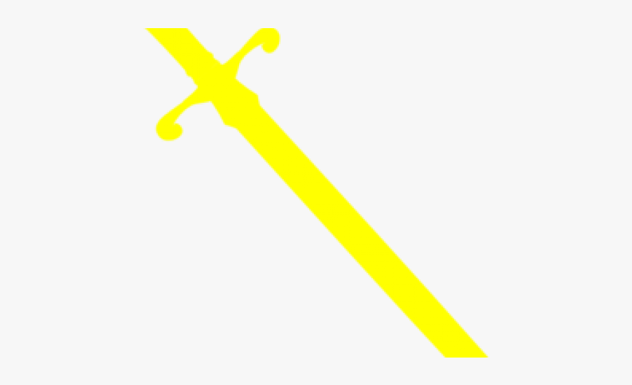 sword clipart yellow