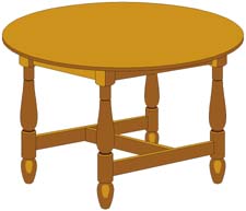 clipart table animated