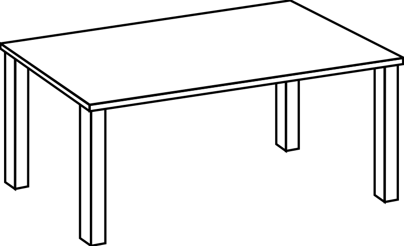 clipart table lab table