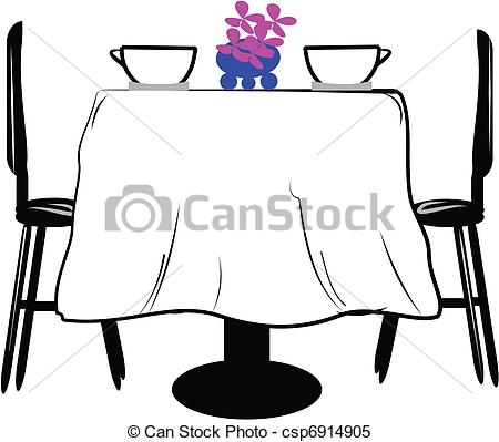 clipart table restaurant table