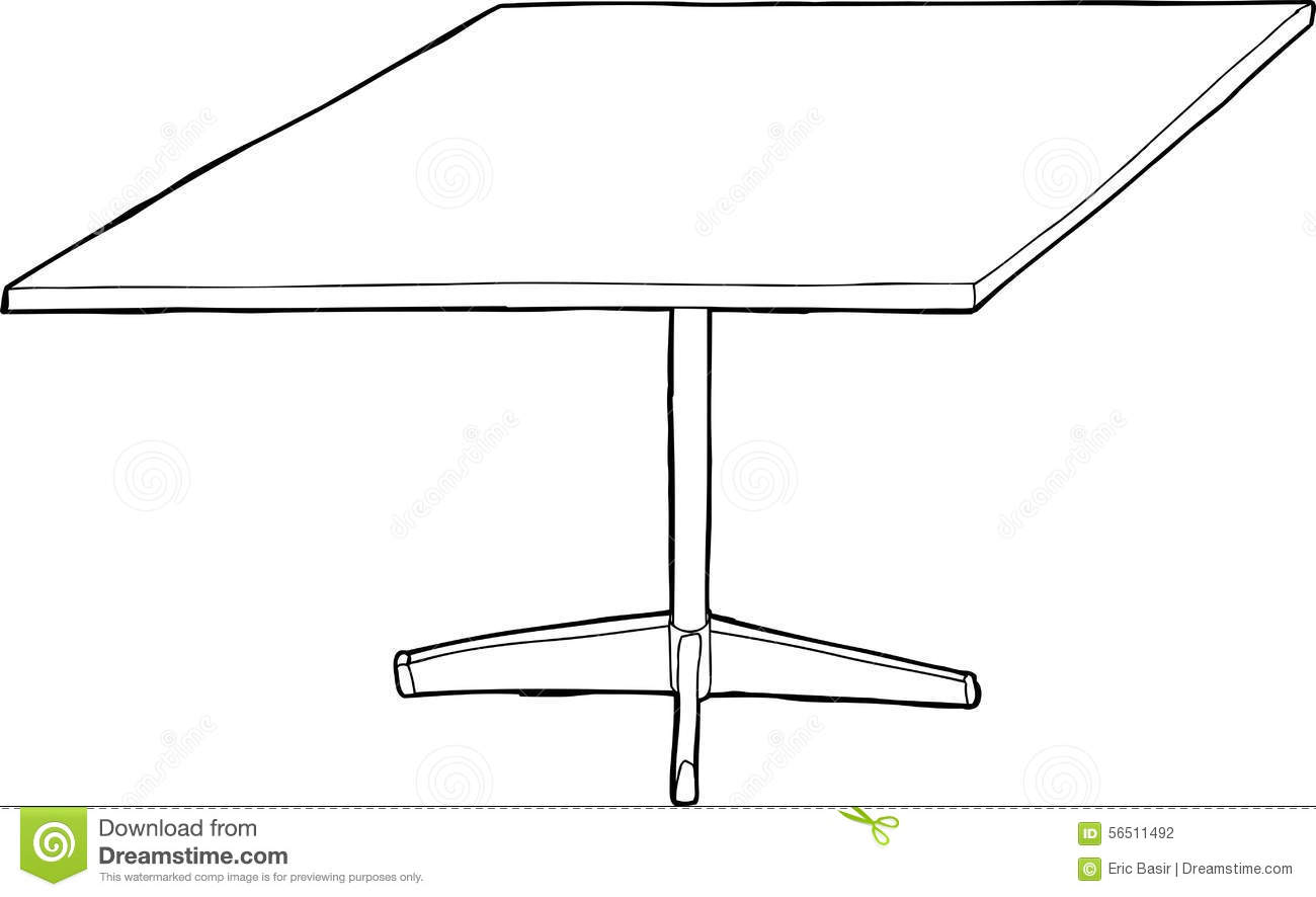 clipart table square table