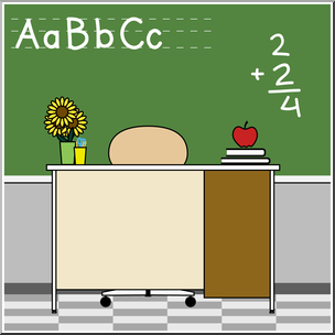 Clipart Teacher Desk Clipart Teacher Desk Transparent Free For