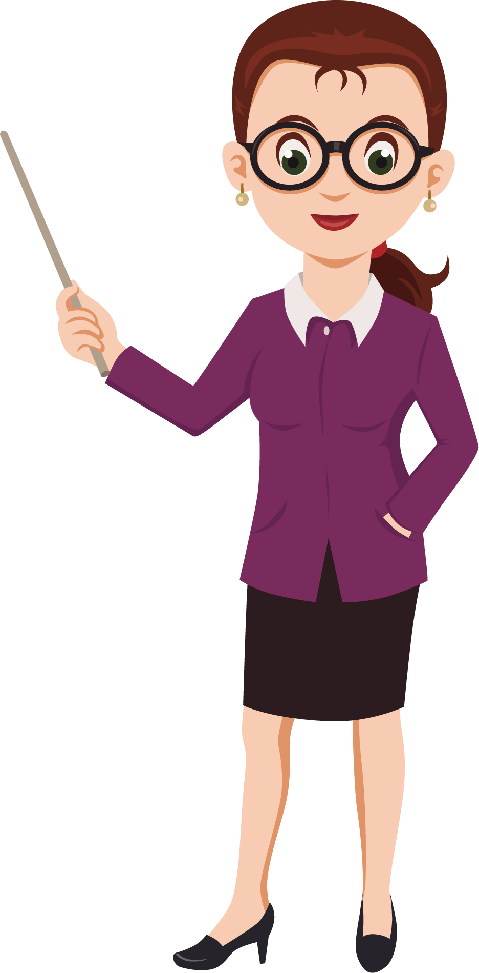 Clipart teacher female, Clipart teacher female Transparent FREE for