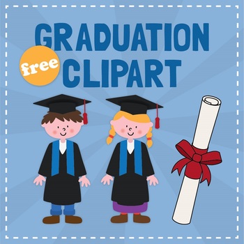 Graduate clipart children's. Graduation freebie 