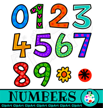 Number clipart teacher. Doodle clip art 