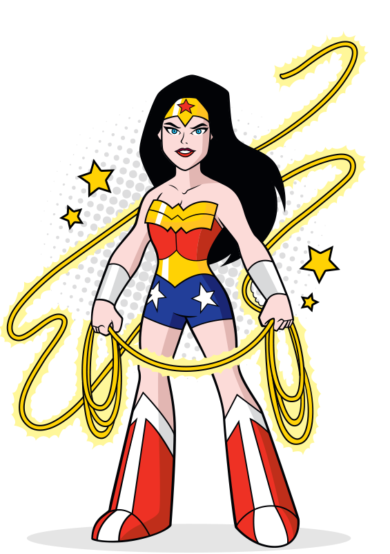 superheroes clipart wonder woman