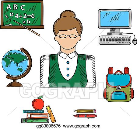 clipart teacher profession