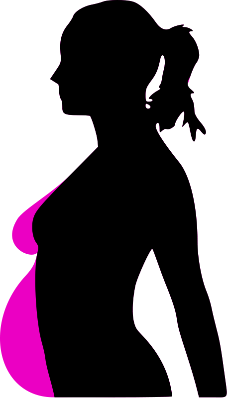 Woman silhouette clip art. Pregnancy clipart pregnant teacher