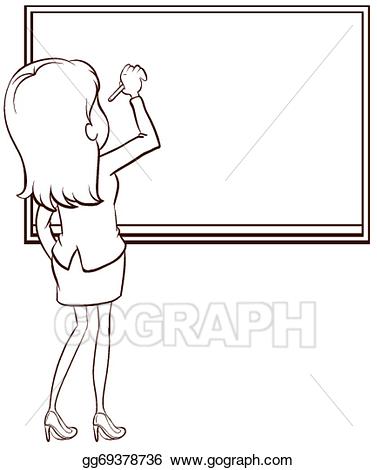 clipart teacher simple