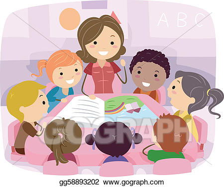 clipart teacher storytelling
