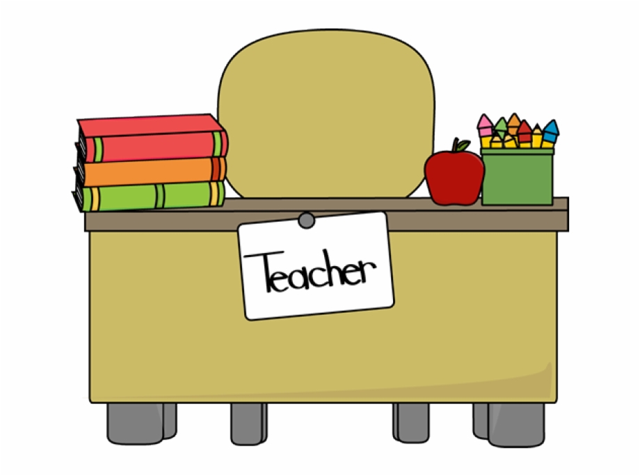 Clipart Teacher Table Clipart Teacher Table Transparent Free For