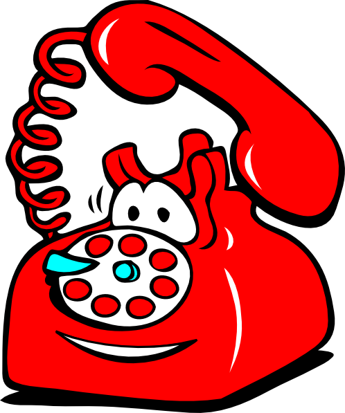 clipart phone cartoon telephone