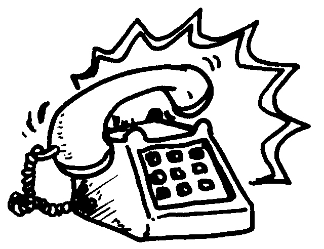 Telephone clipart rang.  collection of ringing