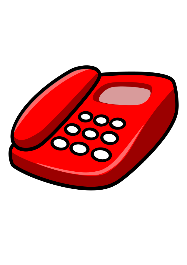 clipart telephone email