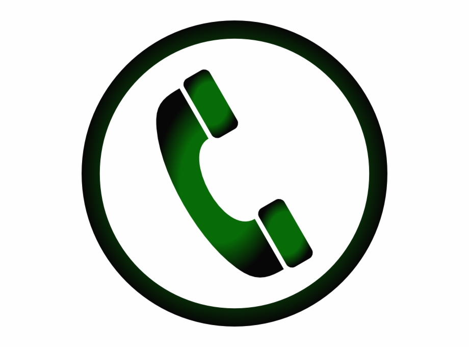 telephone clipart green phone