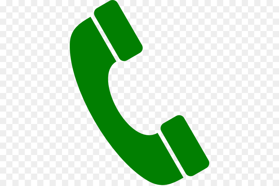 clipart telephone green phone