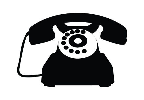clipart telephone olden day