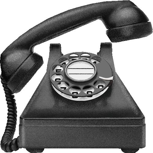 clipart telephone olden day
