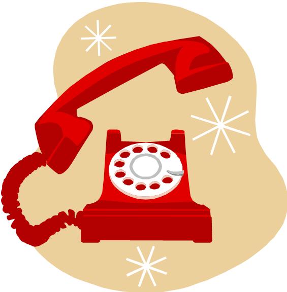 clipart telephone receptionist